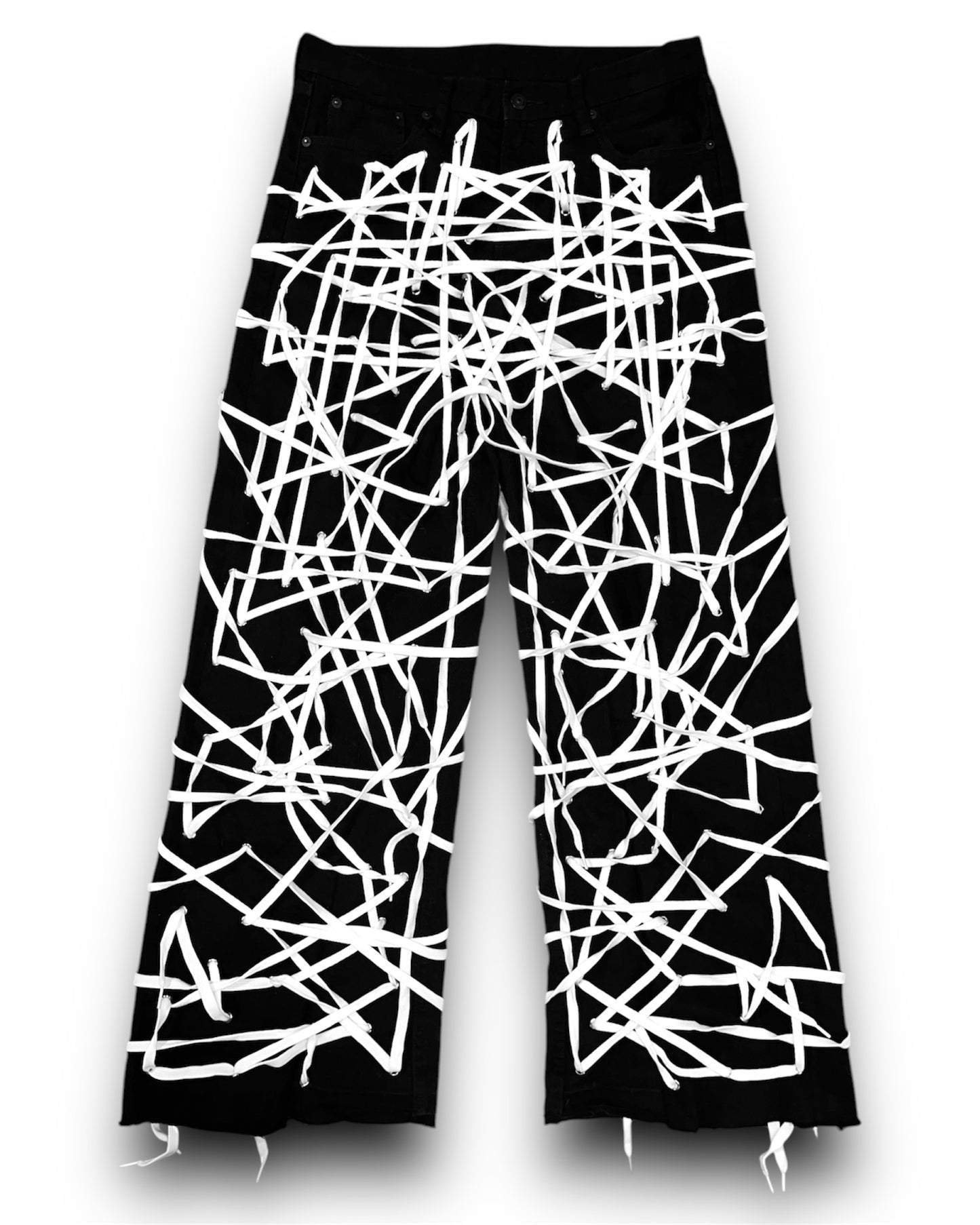 MAD 'Laced-Up Mummy' JEANS