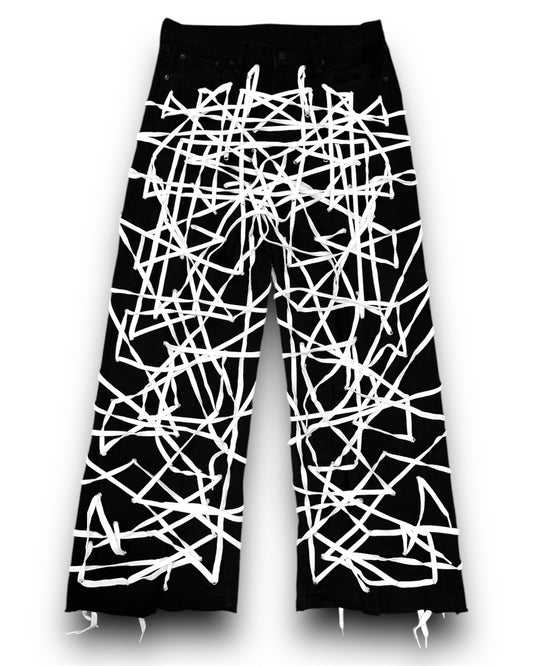 MAD 'Laced-Up Mummy' JEANS